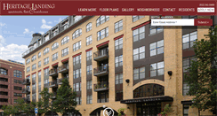 Desktop Screenshot of heritagelanding.com